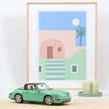 Porsche 911 Carrera 4 Targa 1991 Green 1:18 - 200pcs