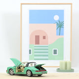 Porsche 911 Carrera 4 Targa 1991 Green 1:18 - 200pcs