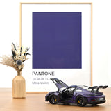 Porsche 911 GT3 RS Weissach pack 2022 UltraViolet 1/18