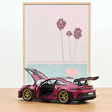 Porsche 911 GT3 RS w/Weissach Pack 2022 Ruby Star  1:18