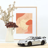Porsche 911 GT3 2021 Silver 1:18 - 300pcs