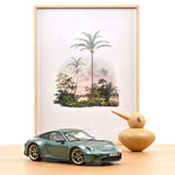 Porsche 911 GT3 with Touring Package 2021 Malachite Green met. 1:18
