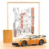 Porsche 911 GT3 2021 Bahama Yellow 1:18