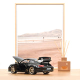 Porsche 911 GT3 RS 2009 Noir et or blanc métallisé 1/18