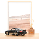 Porsche 911 GT3 RS 2009 Noir et or blanc métallisé 1/18