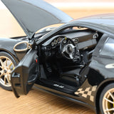 Porsche 911 GT3 RS 2009 Noir et or blanc métallisé 1/18