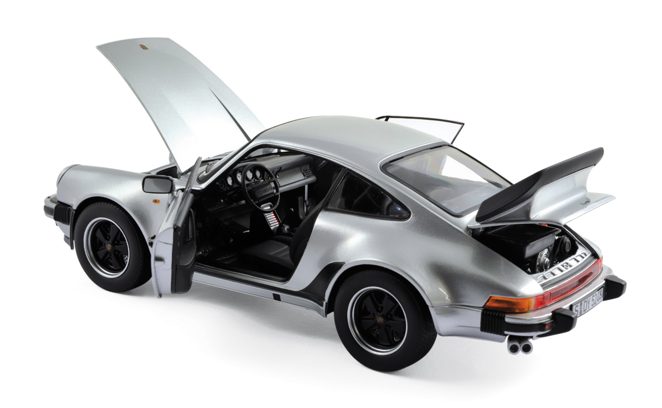 ミニカー NOREV '77 PORSCHE 911 TURBO 3.3 Norev 1:18 1977 Porsche 911 turbo 3.3 (Olive Green) - M & J