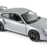 Porsche 911 GT2 2007 Silver with black wheels 1:18