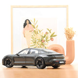 Porsche Taycan Turbo S 2024 Schiefergrau Neo 1:18