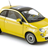 Fiat 500 Lounge 2007 Yellow 1:18
