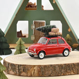 Fiat 500 L 1968 Red Christmas 1:18
