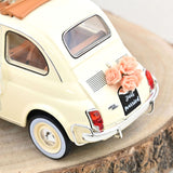 Fiat 500 L 1968 Blanc Ivoire cadeau de mariage  1/18
