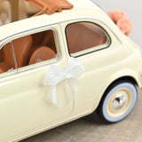Fiat 500 L 1968 Blanc Ivoire cadeau de mariage  1/18