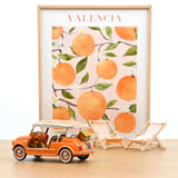 Fiat 500 Jolly 1965 Orange 1:18