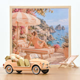 Fiat 500 Jolly 1965 Rose Pêche 1/18 - 200pcs