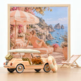 Fiat 500 Jolly 1965 Rose Pêche 1/18 - 200pcs