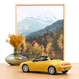 Alfa Romeo Spider 1999 Zoe Yellow met 1:18 - 150pcs