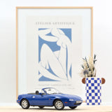 Mazda MX-5 1989 Bleu Naval 1/18 - 100pcs