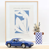 Mazda MX-5 1989 Bleu Naval 1/18 - 100pcs