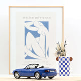 Mazda MX-5 1989 Bleu Naval 1/18 - 100pcs