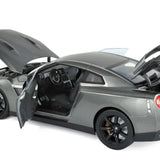 Nissan GTR R-35 2008 Gris foncé métallisé 1/18