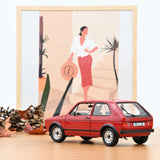 VW Golf GTI 1976 Rouge 1/18