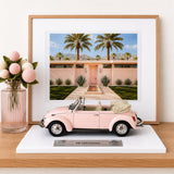 VW 1303 Cabriolet 1972 Pink 1:18 - 200 pcs