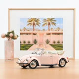 VW 1303 Cabriolet 1972 Rosa 1:18 - 200 pcs