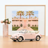 VW 1303 Cabriolet 1972 Rosa 1:18 - 200 pcs