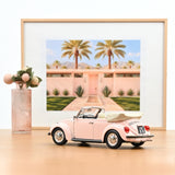 VW 1303 Cabriolet 1972 Rosa 1:18 - 200 pcs