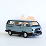 VW Multivan 1990 Light blue metallic 1:18