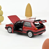VW Golf GTI 1990 Rouge métallisé 1/18