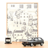 VW Golf GTI Match 1989 Noir métallisé 1/18