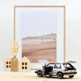 VW Golf Memphis 1988 Silver Grey met. 1:18 - 200pcs