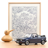 VW Golf Cabriolet Quartett 1992 Inca Blue 1:18