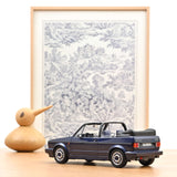 VW Golf Cabriolet Quartett 1992 Inca Blue 1:18