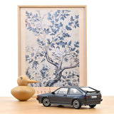 VW Scirocco Scala 1987 Bleu Helios métallisé 1/18