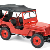Jeep 1942 Rouge 1/18