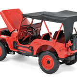 Jeep 1942 Rouge 1/18