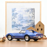 Chevrolet Corvette Coupe 1969 Le Mans Blau 1:18