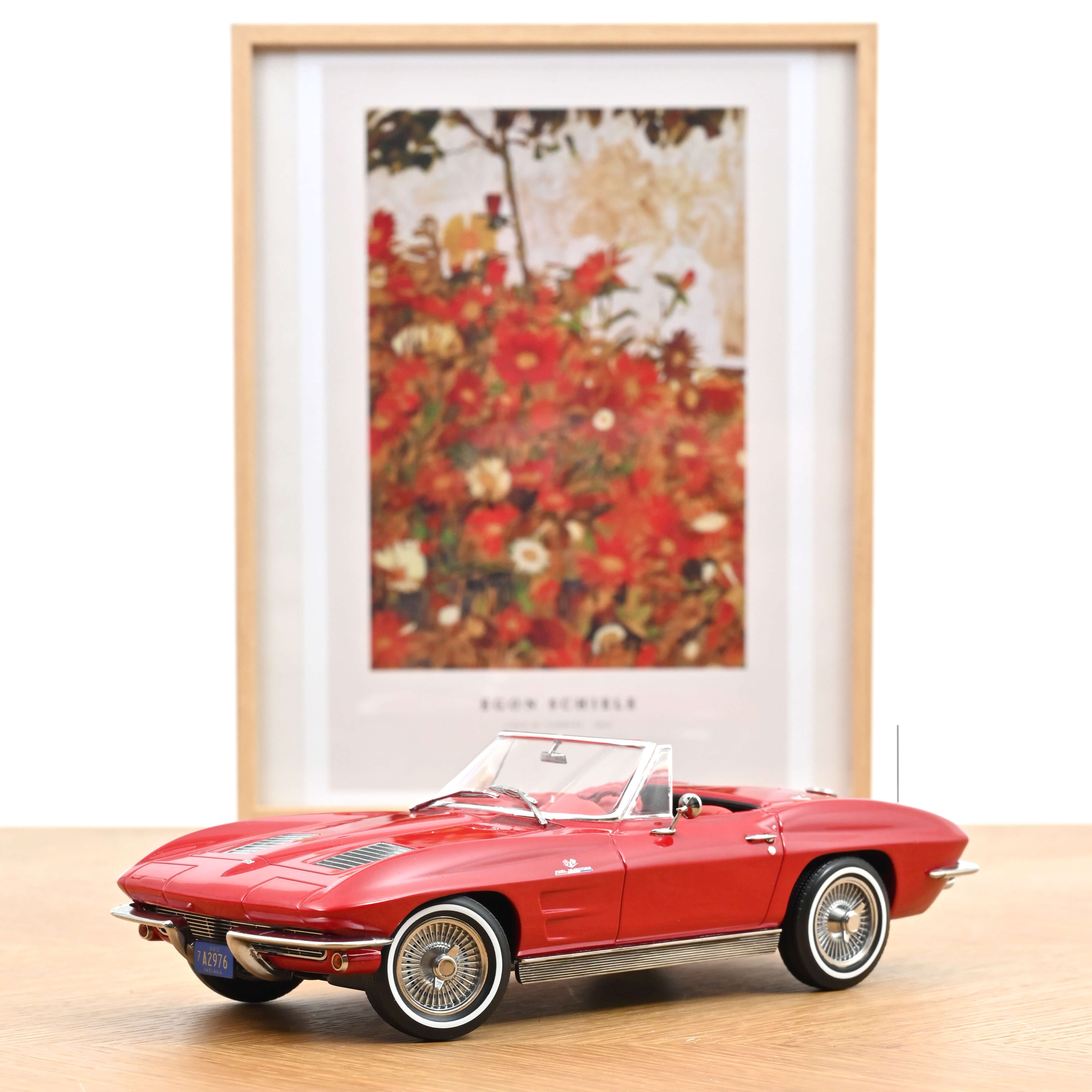 Chevrolet Corvette Sting Ray Cabriolet 1963 Riverside Red 1:18 – Norev