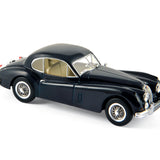 Jaguar XK140 Coupe 1957 Bleu foncé 1/43