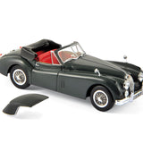 Jaguar XK140 Cabriolet 1957 Gris foncé métallisé 1/43