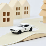 Ford Mustang coupé 1968 Blanc n°184 Jet-car 1/43