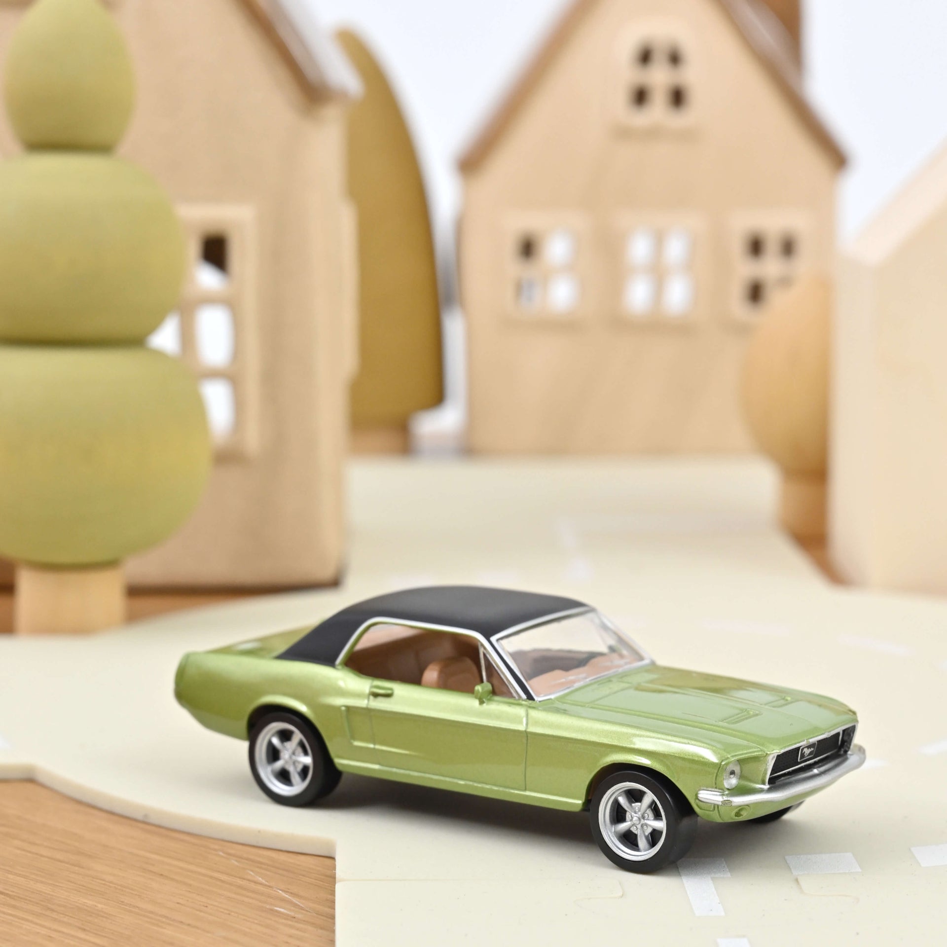 Miniature Ford Mustang Jet-car Norev, échelle 1/43, Rallye, Occasion