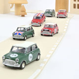 Mini Cooper S 1964 Almond Green and Flag on Bonnet 1:54
