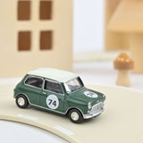 Mini Cooper S 1964 Almond Green with number 74 1:54