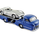 Mercedes Benz Racing Transporter + Mercedes Benz W196 1954 1/64