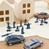 Figurines Police et Ville 1/64 (36 pcs)