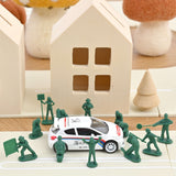 Figurines de course et de construction 1/64 (36 pcs)